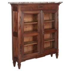 19th Century French Louis XVI Style Bibliotheque or Bookcase