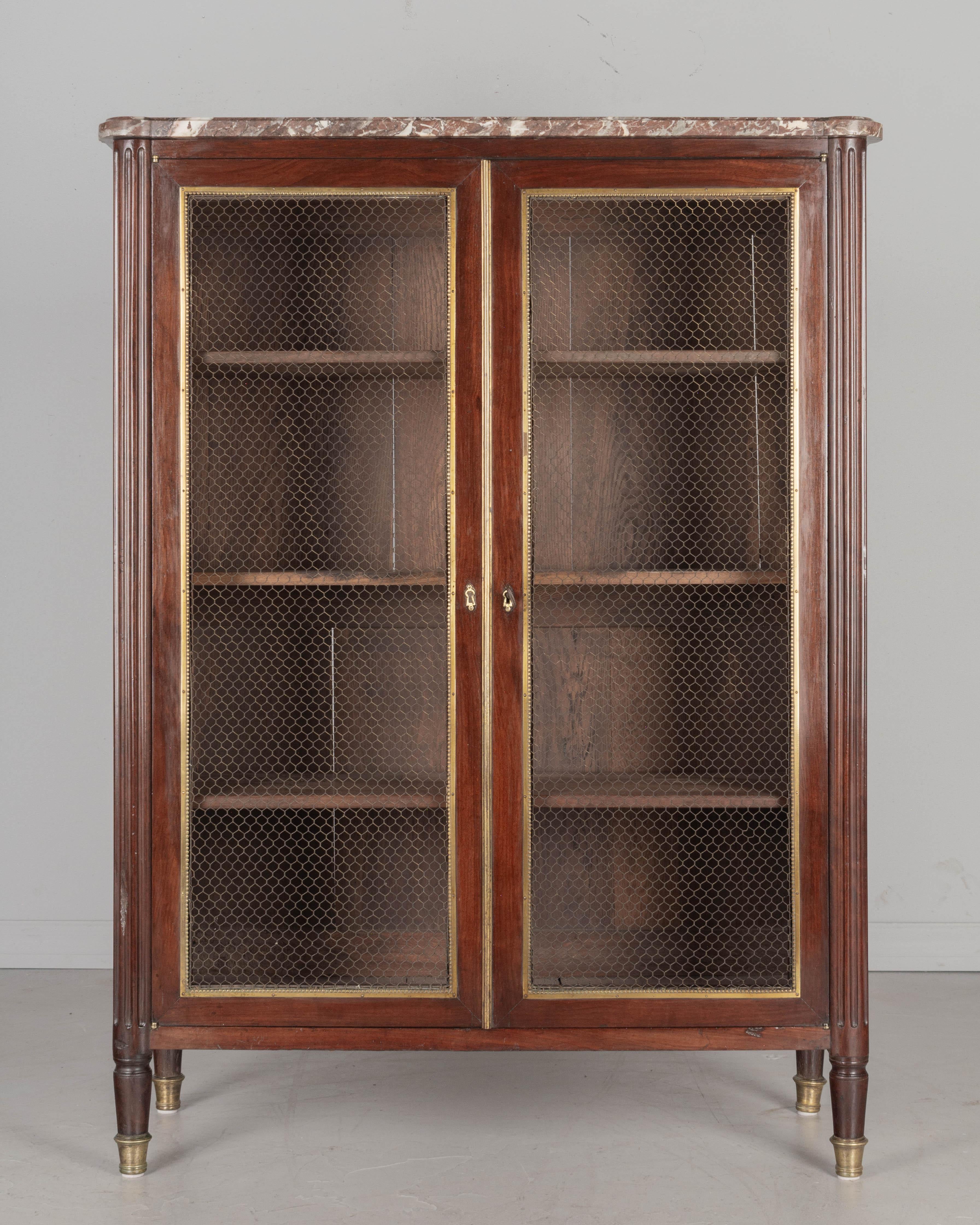 19th Century French Louis XVI Style Bookcase 2