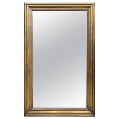 19th Century French Louis XVI Style Brass Mirror 19th Century French Louis XVI Style Brass Mirror