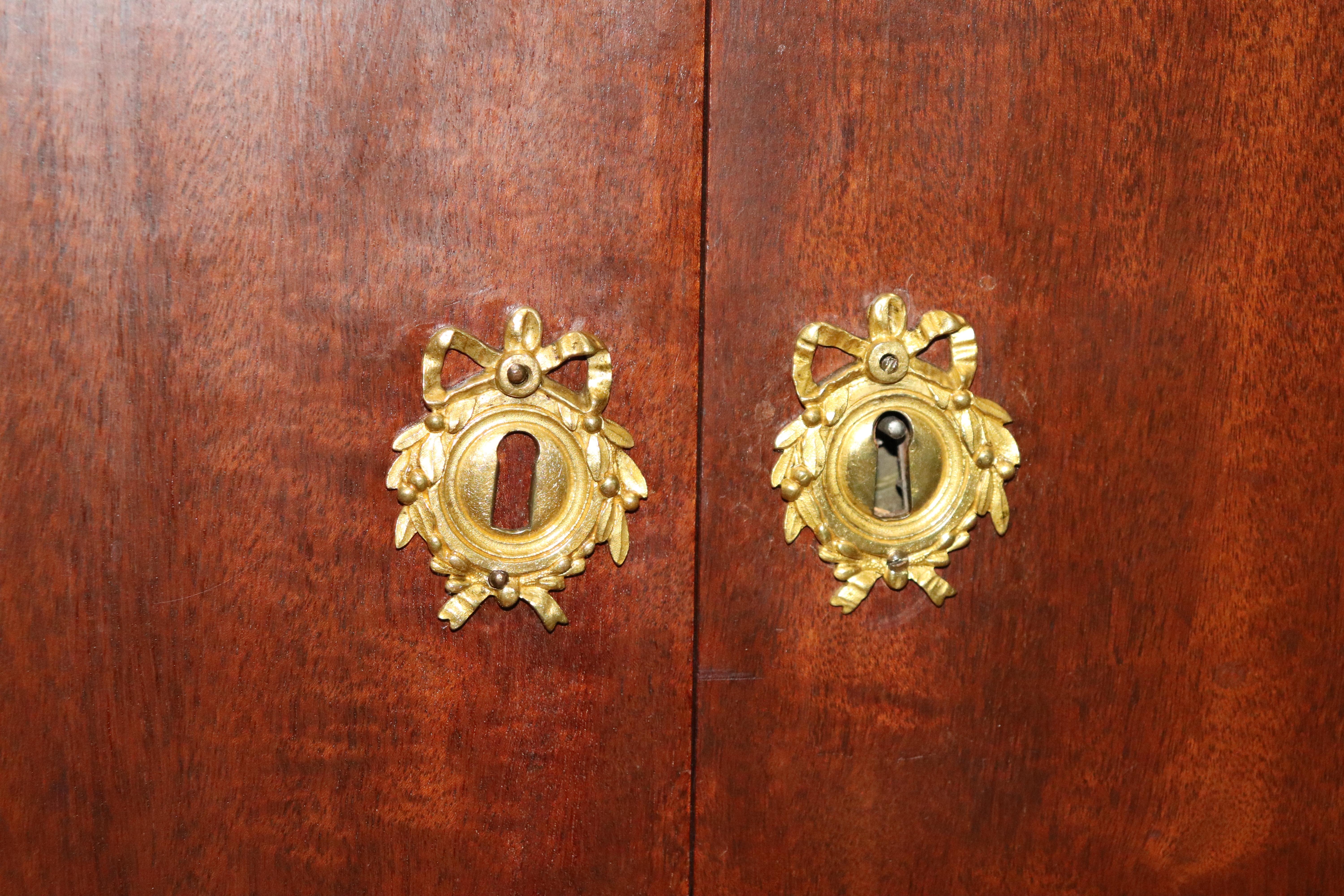 19th Century French Louis XVI Style Cabinet Signed Linke with Ormolu Mounts For Sale 5