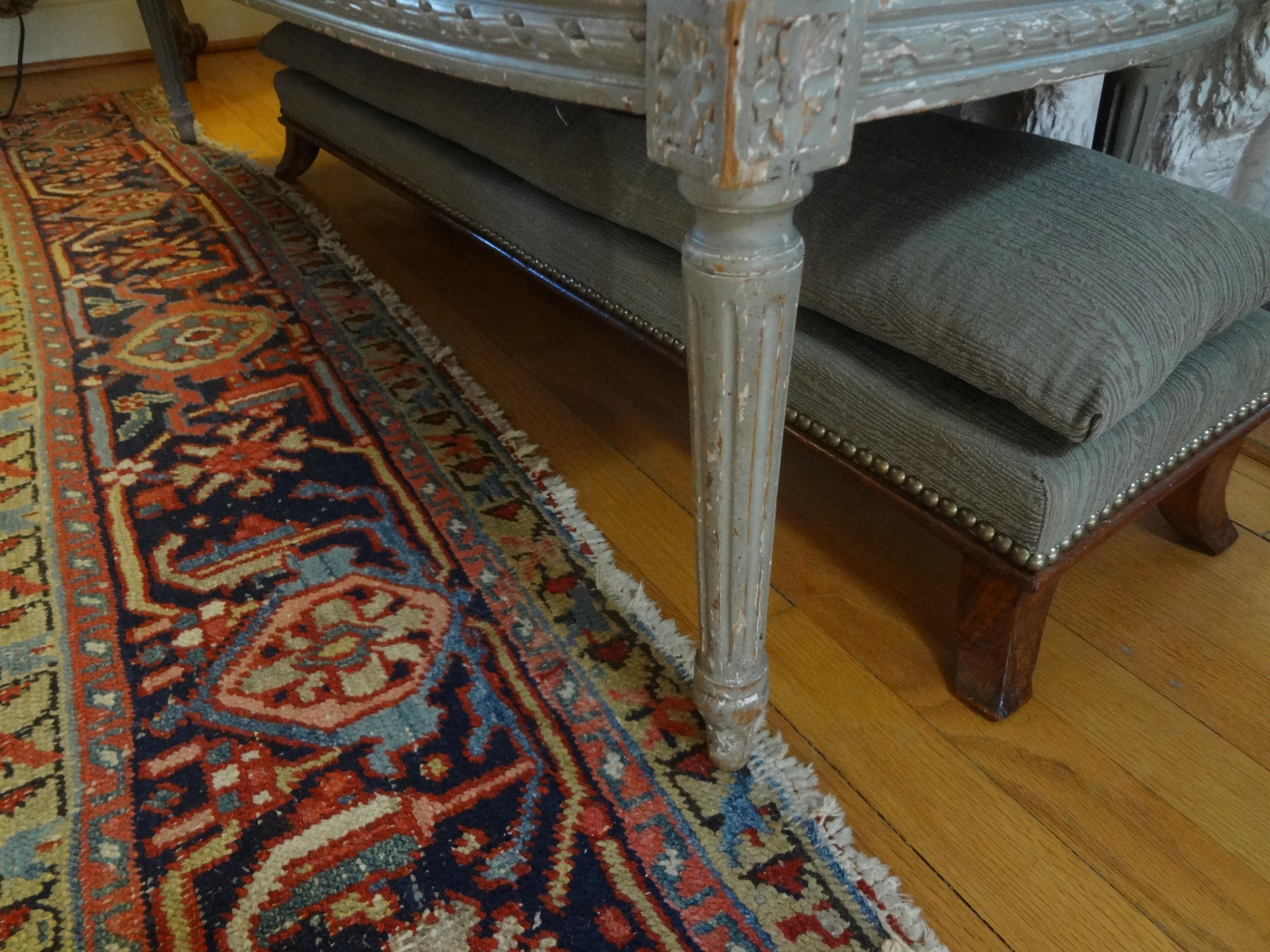 19th Century French Louis XVI Style Loveseat For Sale 5
