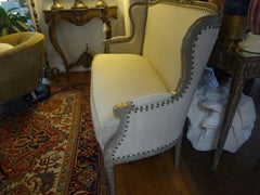 19th Century French Louis XVI Style Loveseat