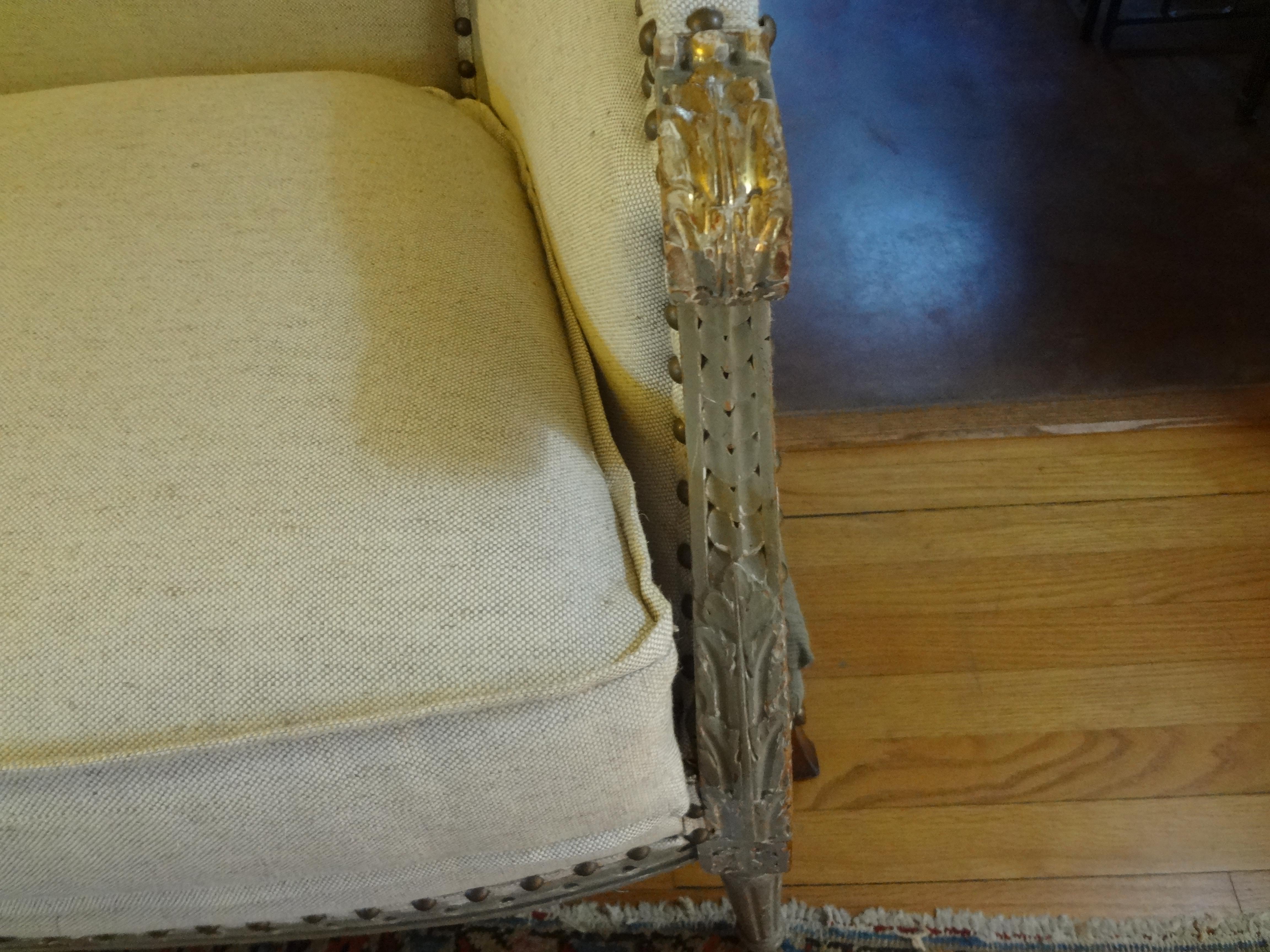 19th Century French Louis XVI Style Loveseat For Sale 3