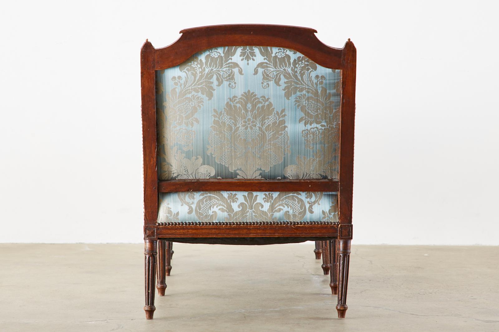 19th Century French Louis XVI Style Chaise Lounge Daybed 12