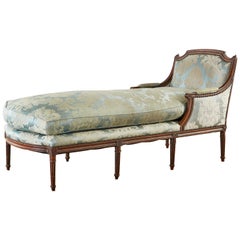19th Century French Louis XVI Style Chaise Lounge Daybed