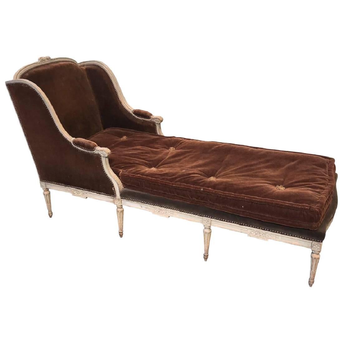 19th Century French Louis XVI Style Chaise Longues
