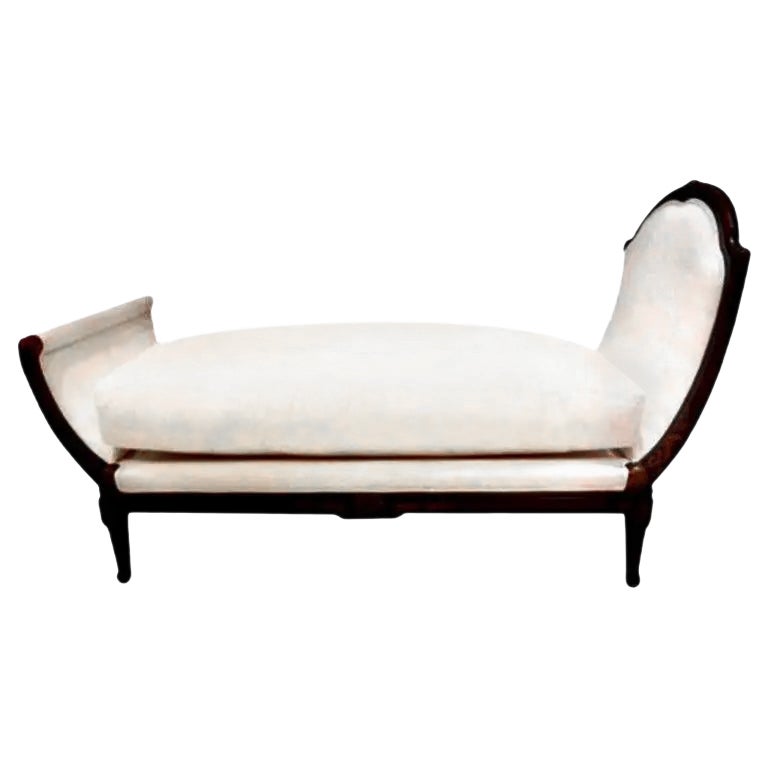 19th Century French Louis XVI Style Chaise Lounge