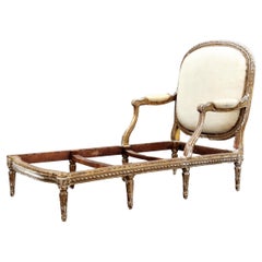 19th Century Louis XVI Style Chaise Lounge