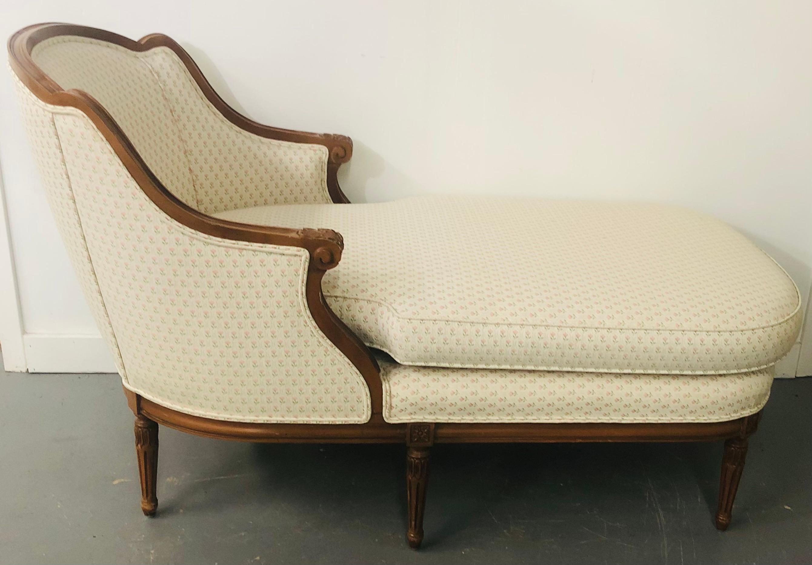 19th Century French Louis XVI Style Chaise Lounge, Sofa or Daybed 6
