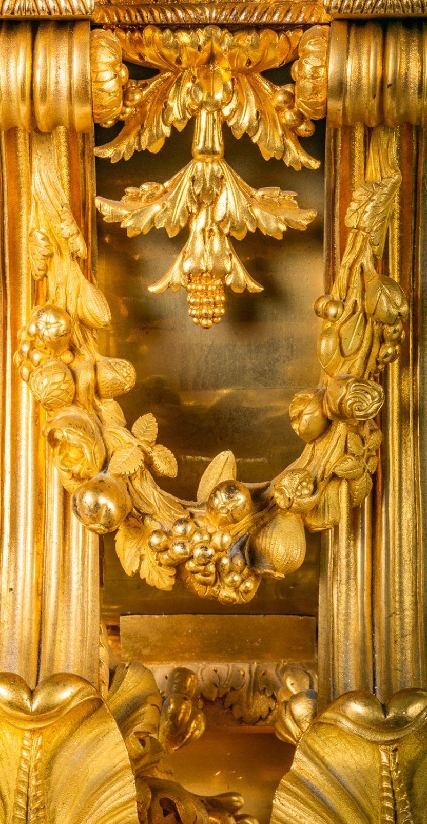 Uhrenset im französischen Louis-XVI-Stil des 19. Jahrhunderts im Angebot 3
