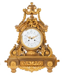 19th Century French, Louis XVI Style Clock Set