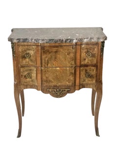 19th Century Louis XVI Marquetry Commode