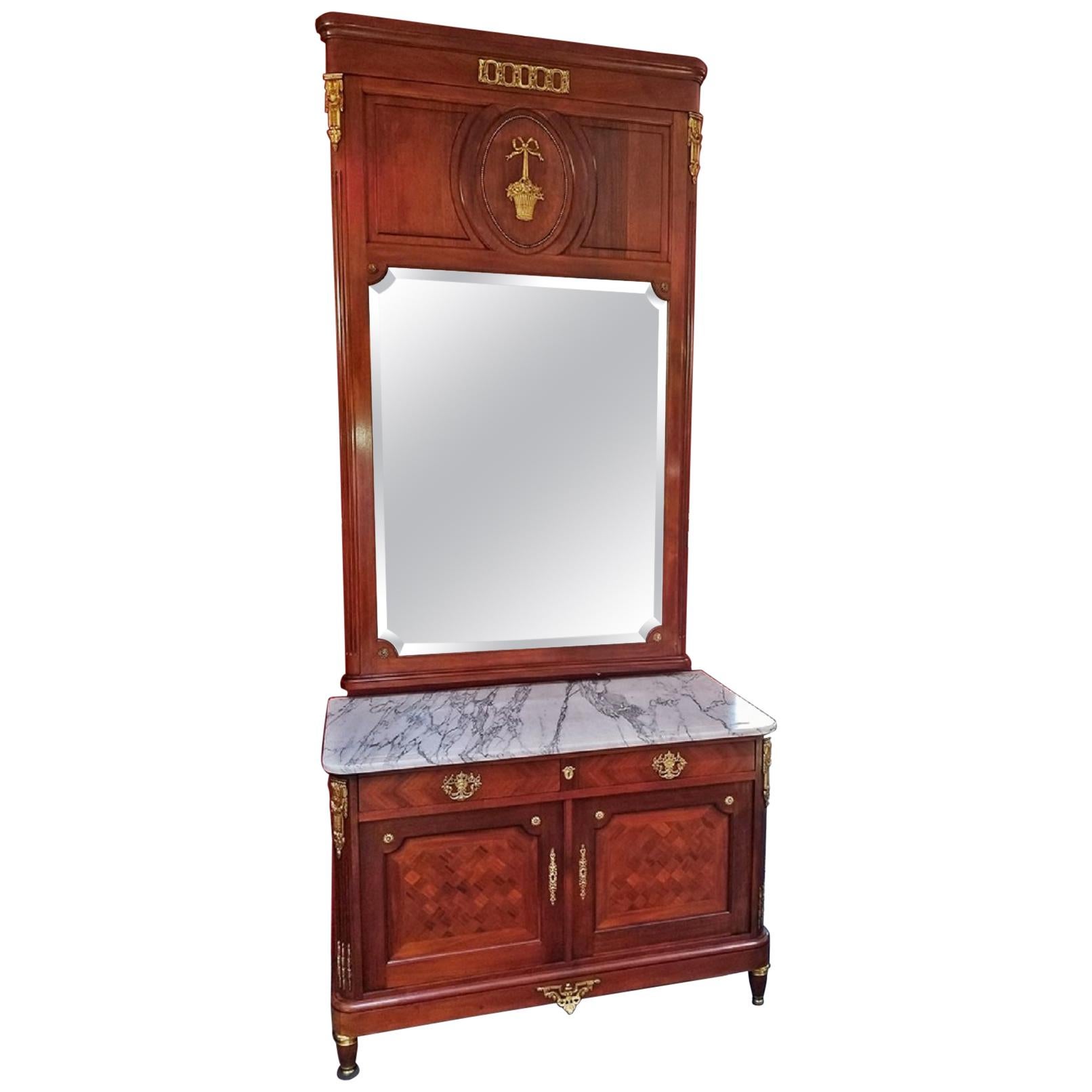 19th Century French Louis XVI Style Complete Bedroom Suite For Sale at