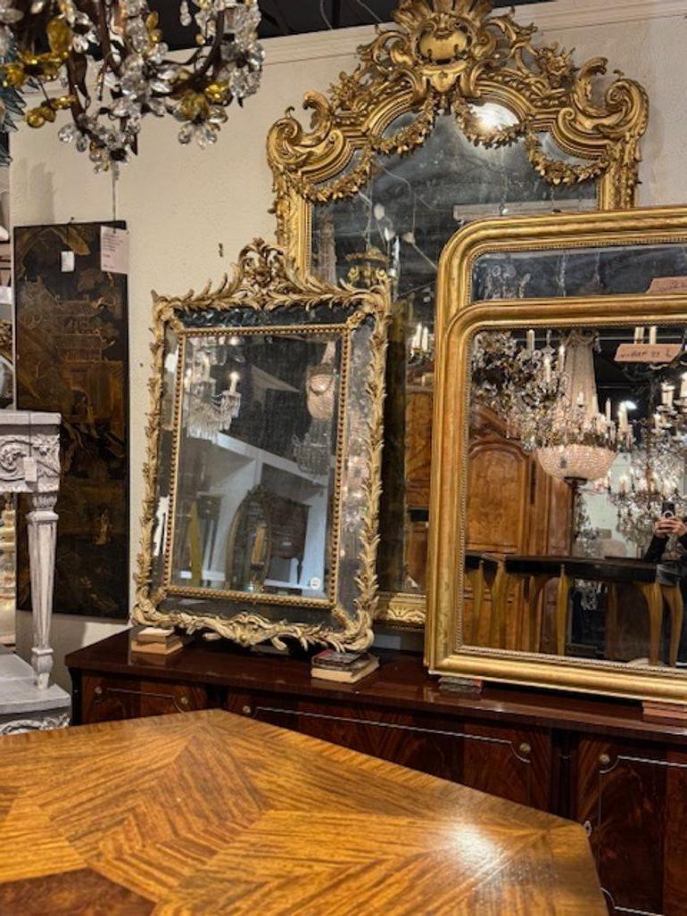 Specchio a cuscino francese del XIX secolo in stile Luigi XVI in vendita 5