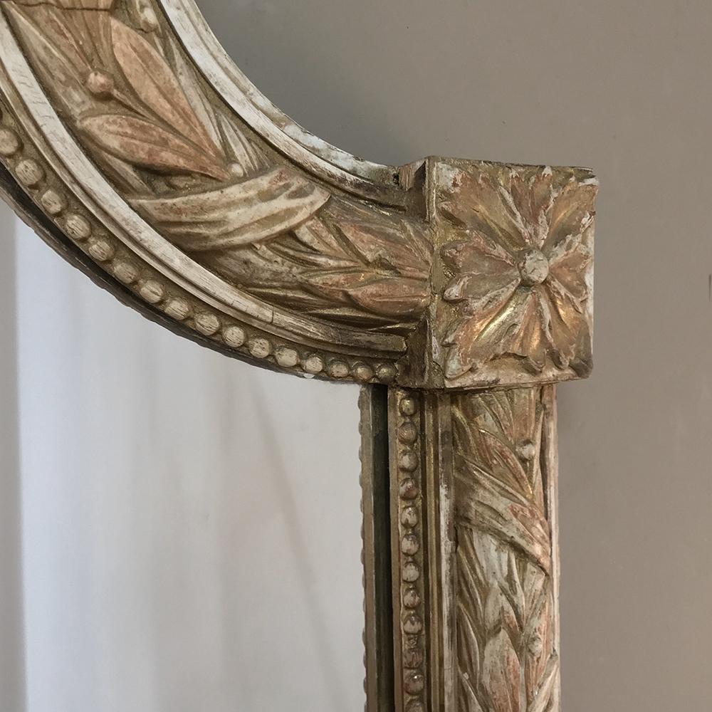 19th Century French Louis XVI Style Gilded Mirror 2