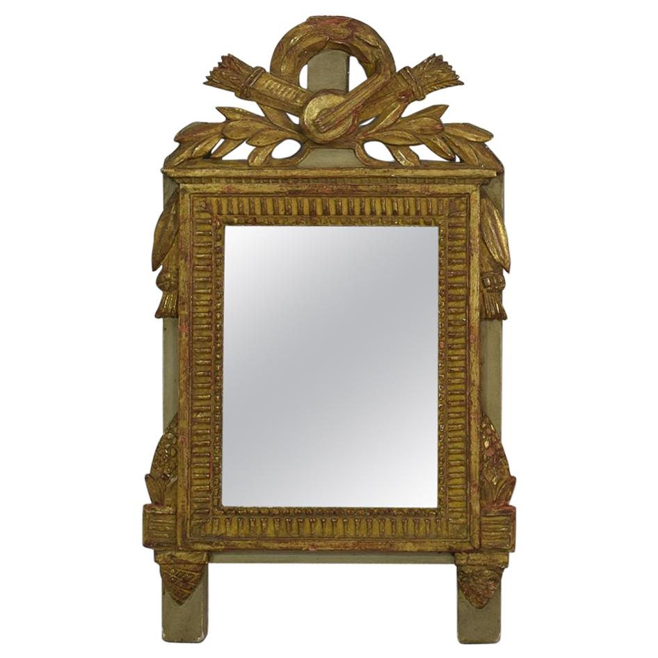 19th Century French Louis XVI Style Giltwood Mirror