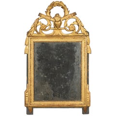 19th Century French Louis XVI Style Giltwood Mirror