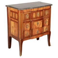 19th Century French Louis XVI Style Marquetry Commode