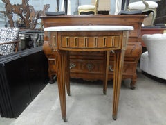 19th Century French Louis XVI Style Marquetry Table