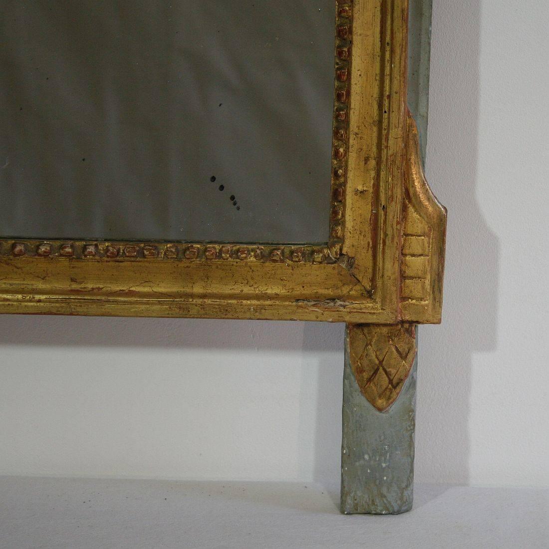 Hand-Carved 19th Century, French, Louis XVI Style Mirror