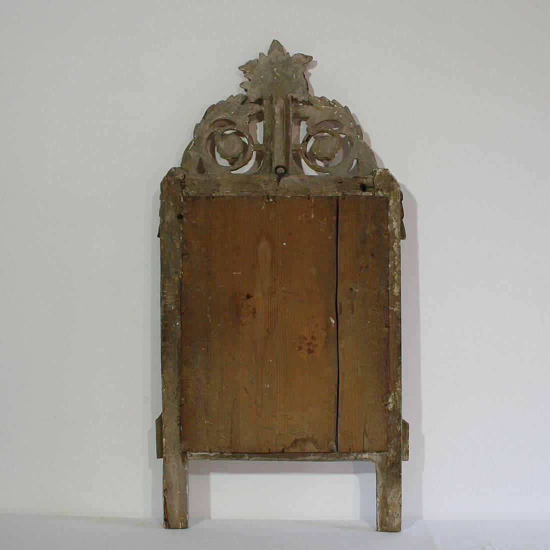 19th Century, French, Louis XVI Style Mirror In Good Condition In Buisson, FR