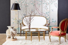 19th Century French Louis XVI Style Neoclassical Canapé Settee