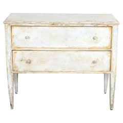 19th Century French Louis XVI Style Painted Commode Sauteuse