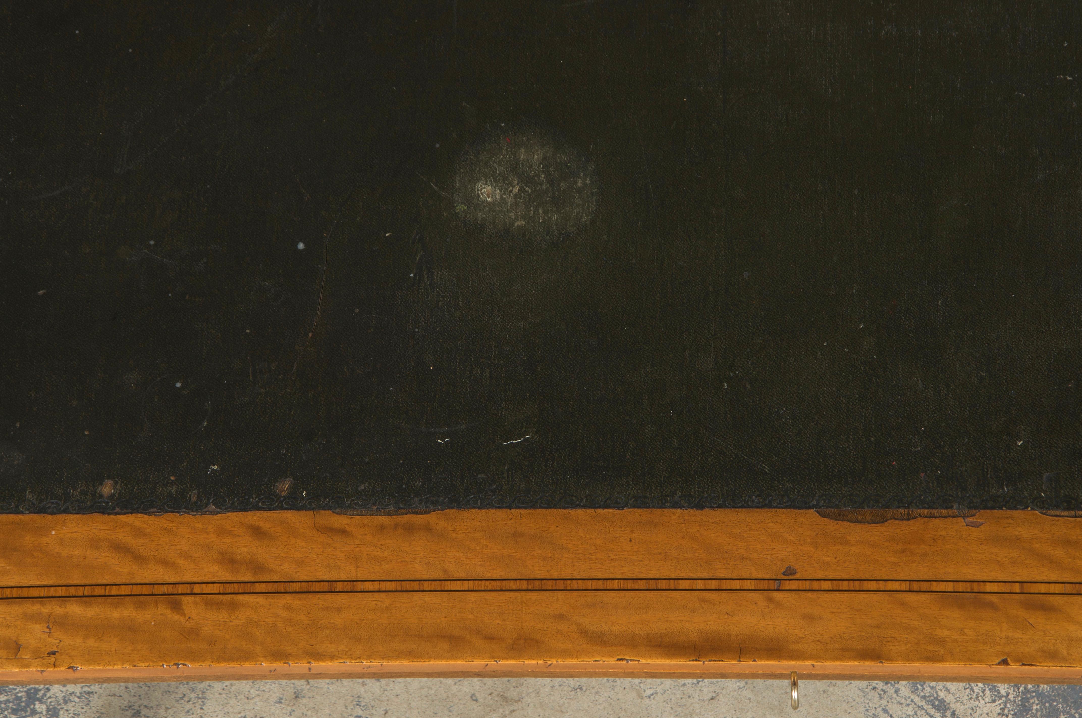 Ottone Scrivania francese del XIX secolo in stile Luigi XVI in legno di raso con vinile verde in vendita