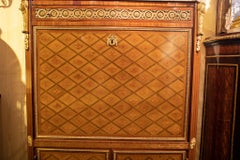 19th Century French Louis XVI Style Secretaire Abatant 'Slant Front Desk'