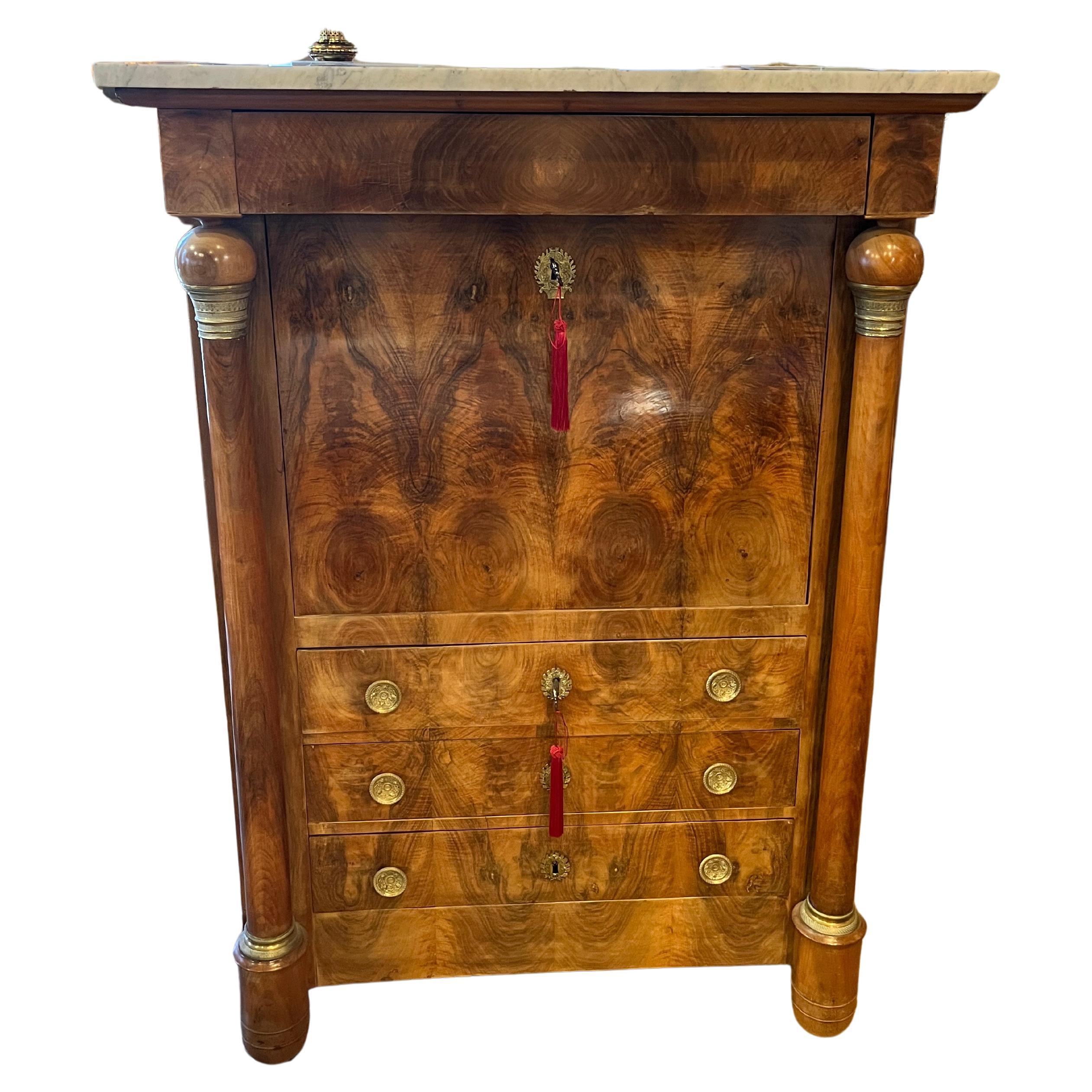 Secrétaire français du XIXe siècle de style Louis XVI en vente