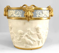 Pair of Louis XVI Sevres Porcelain Pots