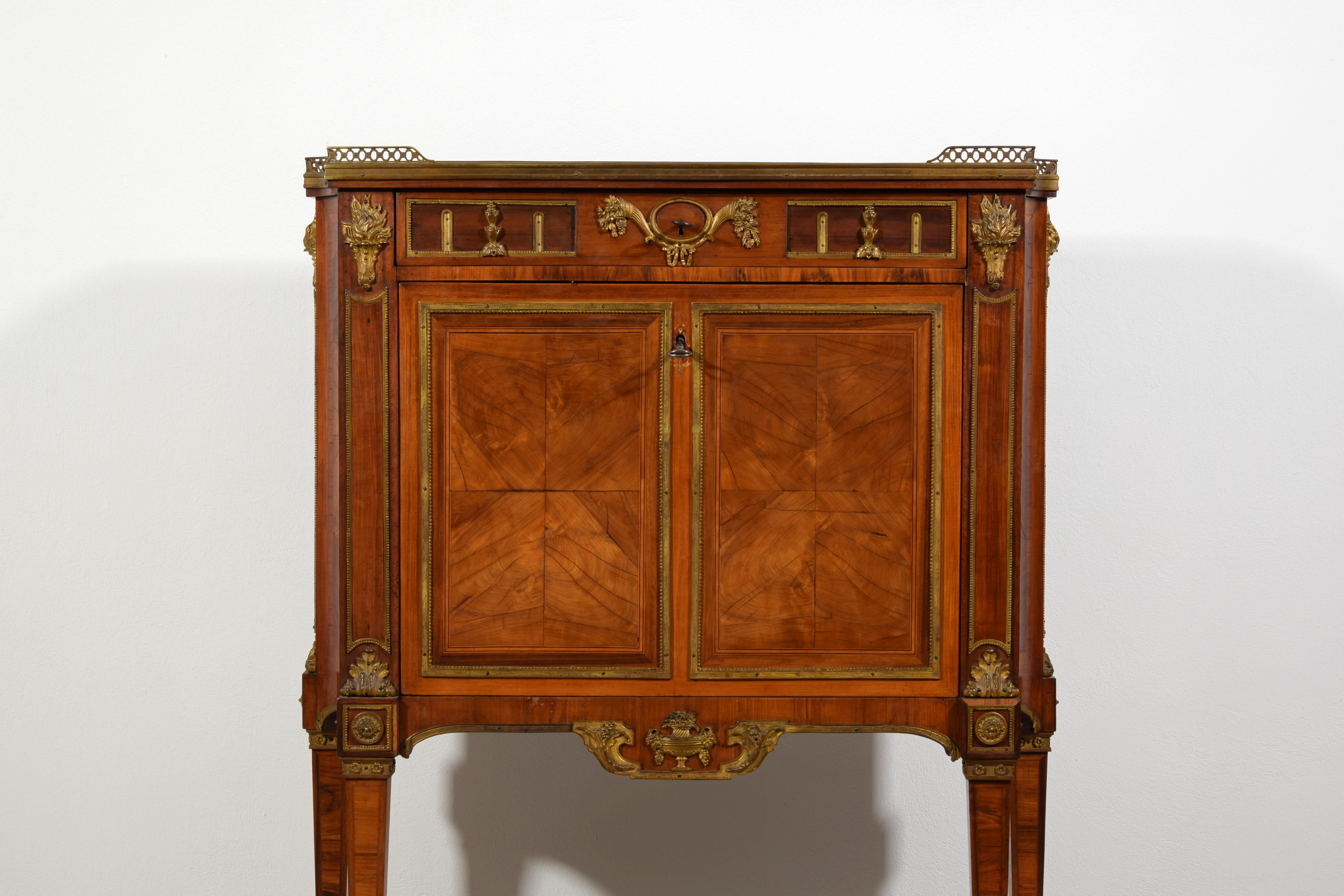 19th Century, French Louis XVI Style Wood Secretaire Sideboard  For Sale 9