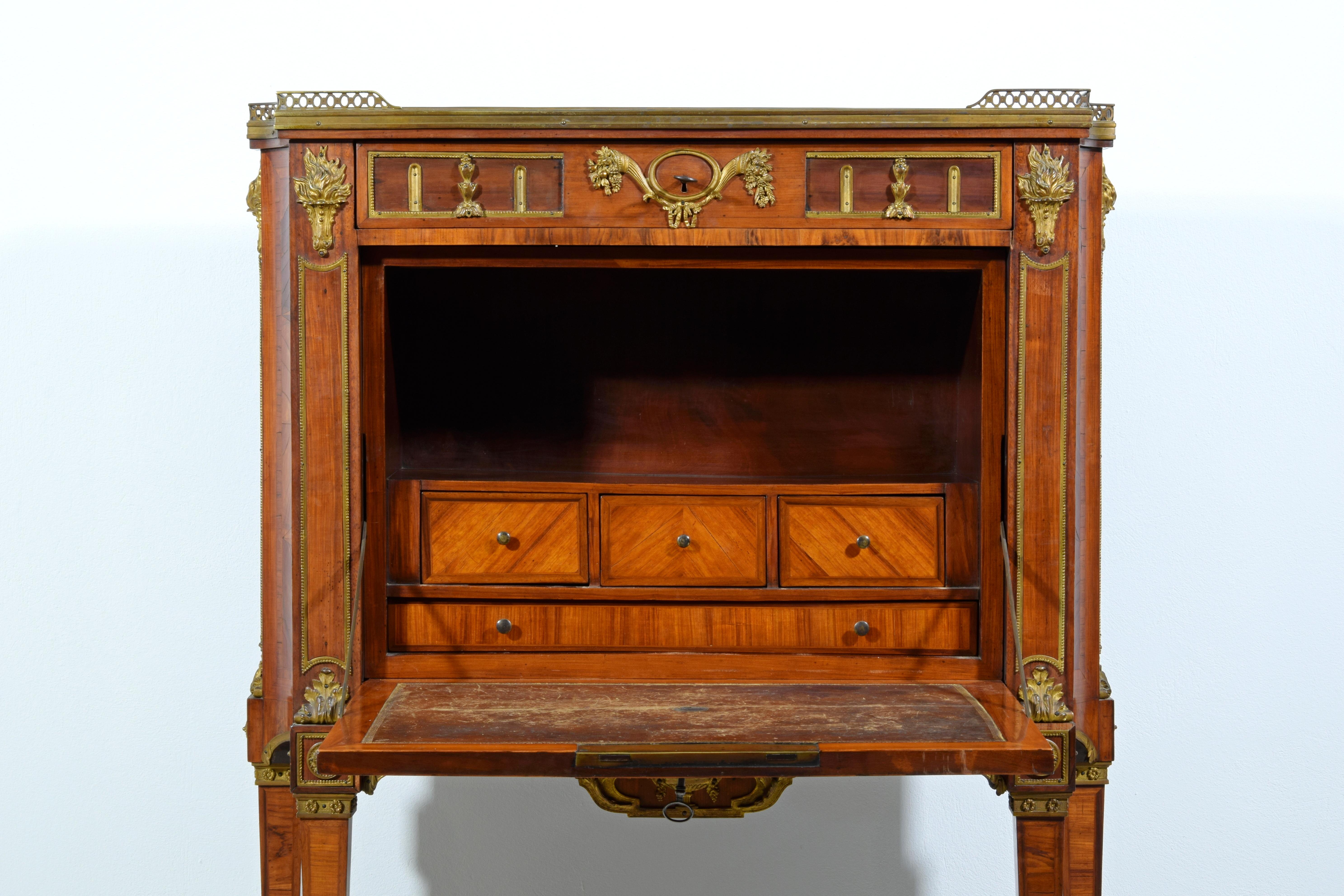 19th Century, French Louis XVI Style Wood Secretaire Sideboard  For Sale 12