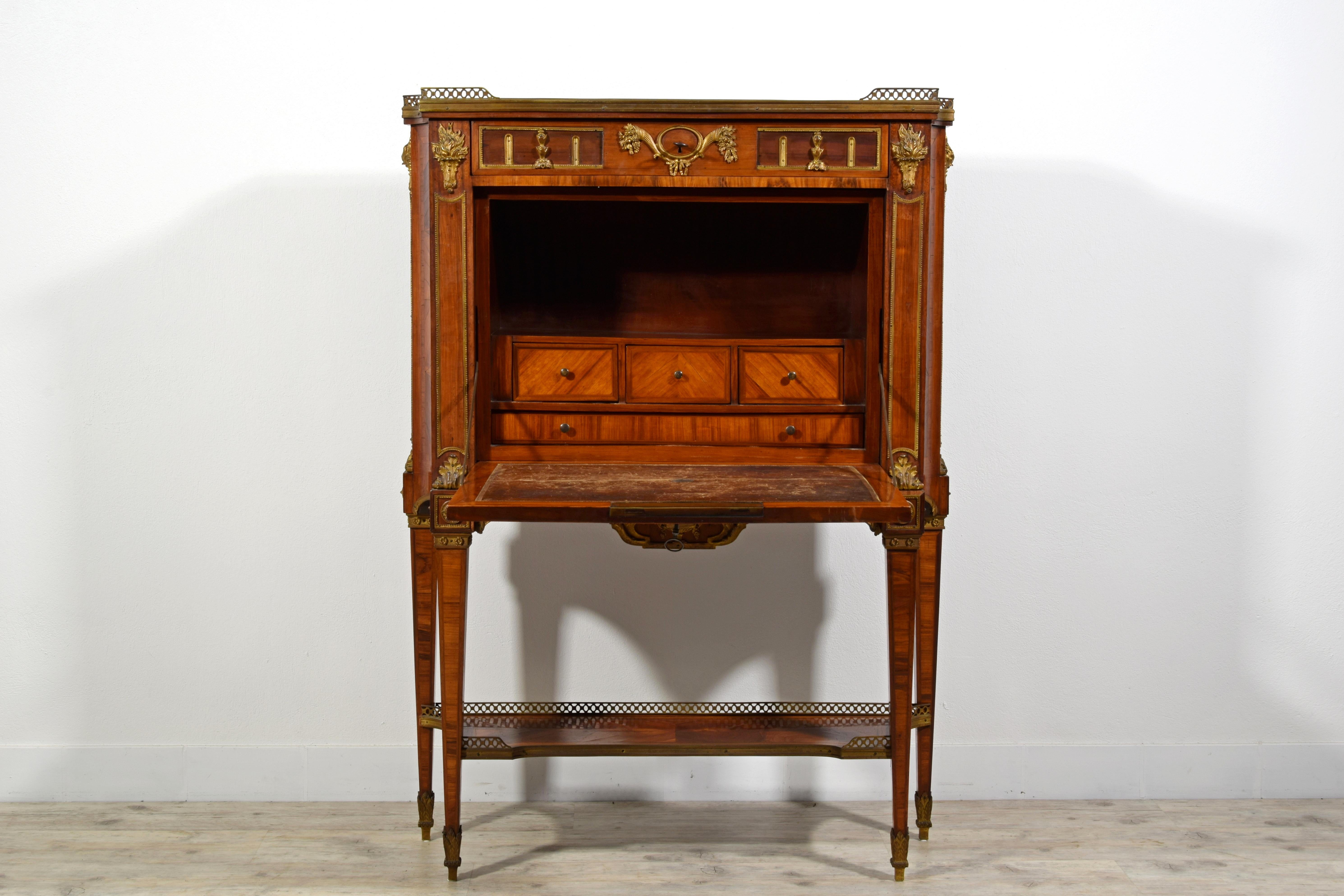 19th Century, French Louis XVI Style Wood Secretaire Sideboard  For Sale 6