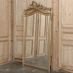 19th Century French Louis XVI Transitional Gilded Mirror