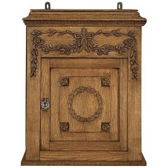 19th Century French Louis XVI Wall Cabinet
