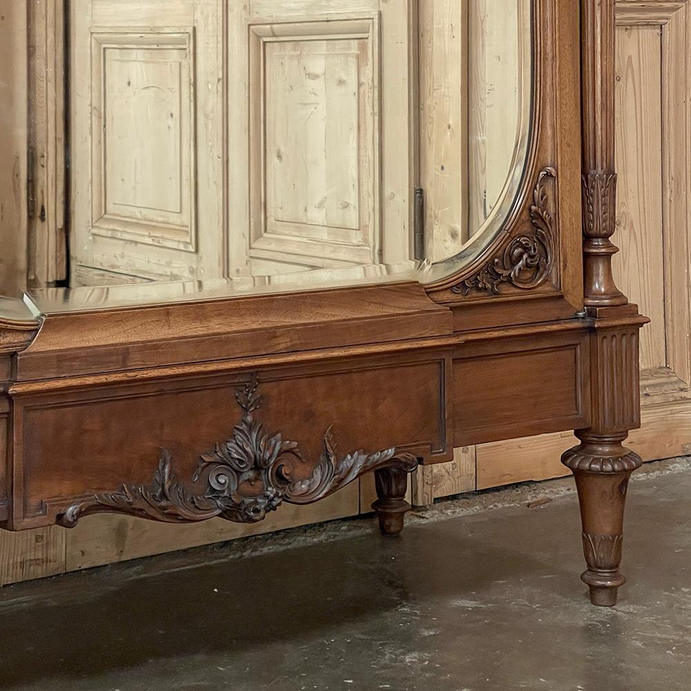 19th Century French Louis XVI Walnut Armoire ~ Wardrobe  For Sale 7