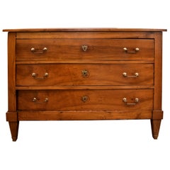 19th Century French Louis XVI Walnut Commode