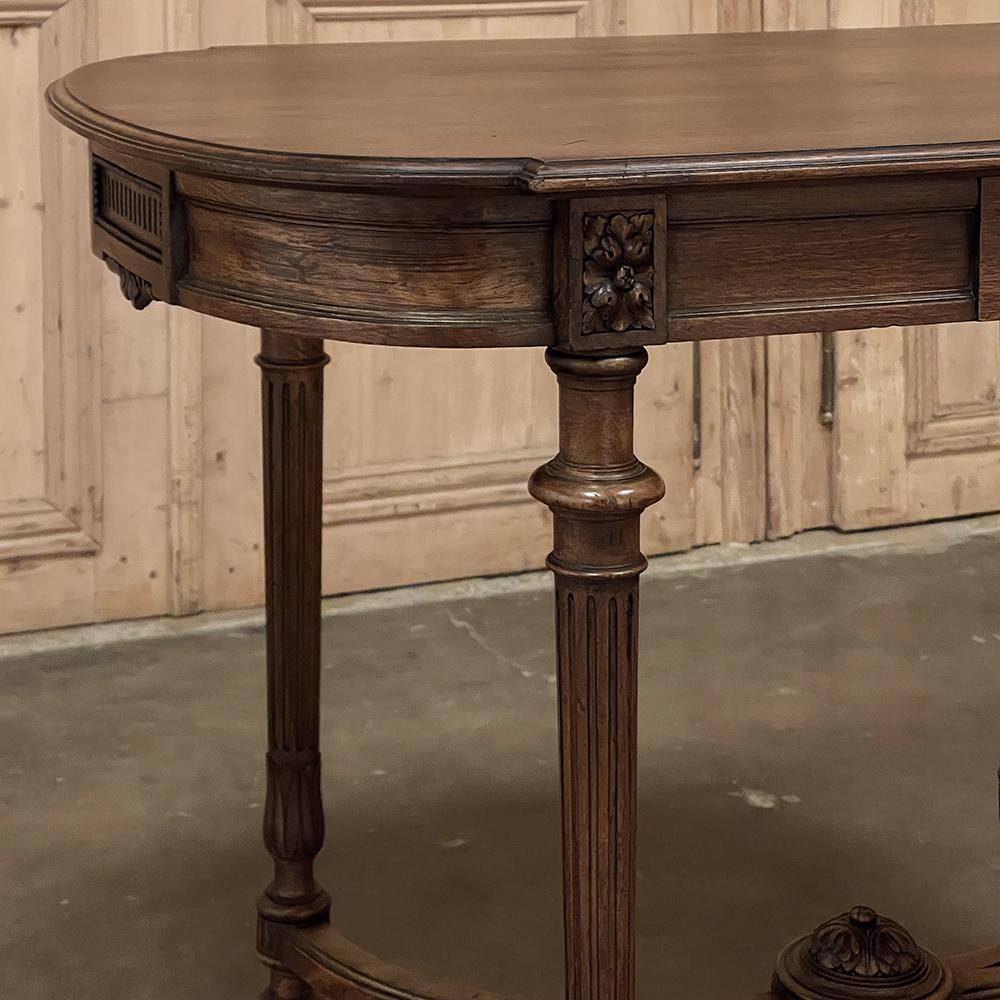 19th Century French Louis XVI Walnut End Table ~ Library Table For Sale 5