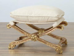 19th Century French Louis XVI X Form Stool