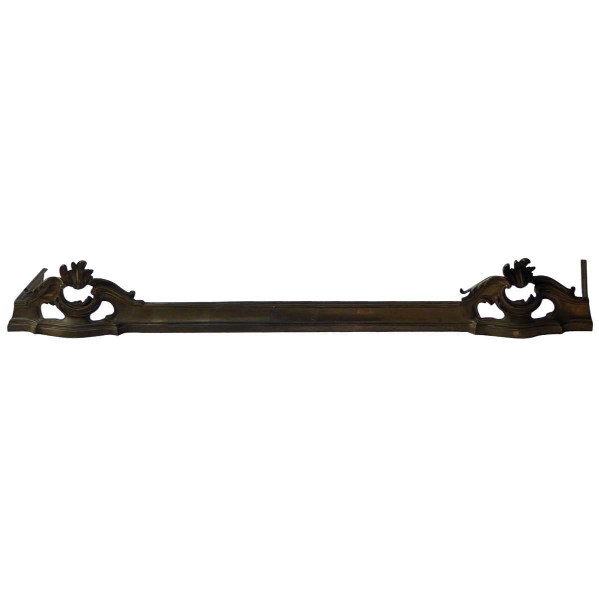 19th Century French Louis XZV Style Fireplace Fender