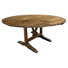 Antique 19th Century French Low Wine Table