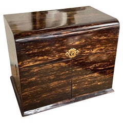Französisches Tantalus-Set aus Madagaskar-Holz aus dem 19. Jahrhundert