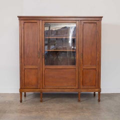 19th Century French Mahogany and Glass Cabinet