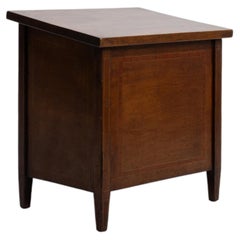 19th Century French Mahogany Blanket Chest with Brass Details