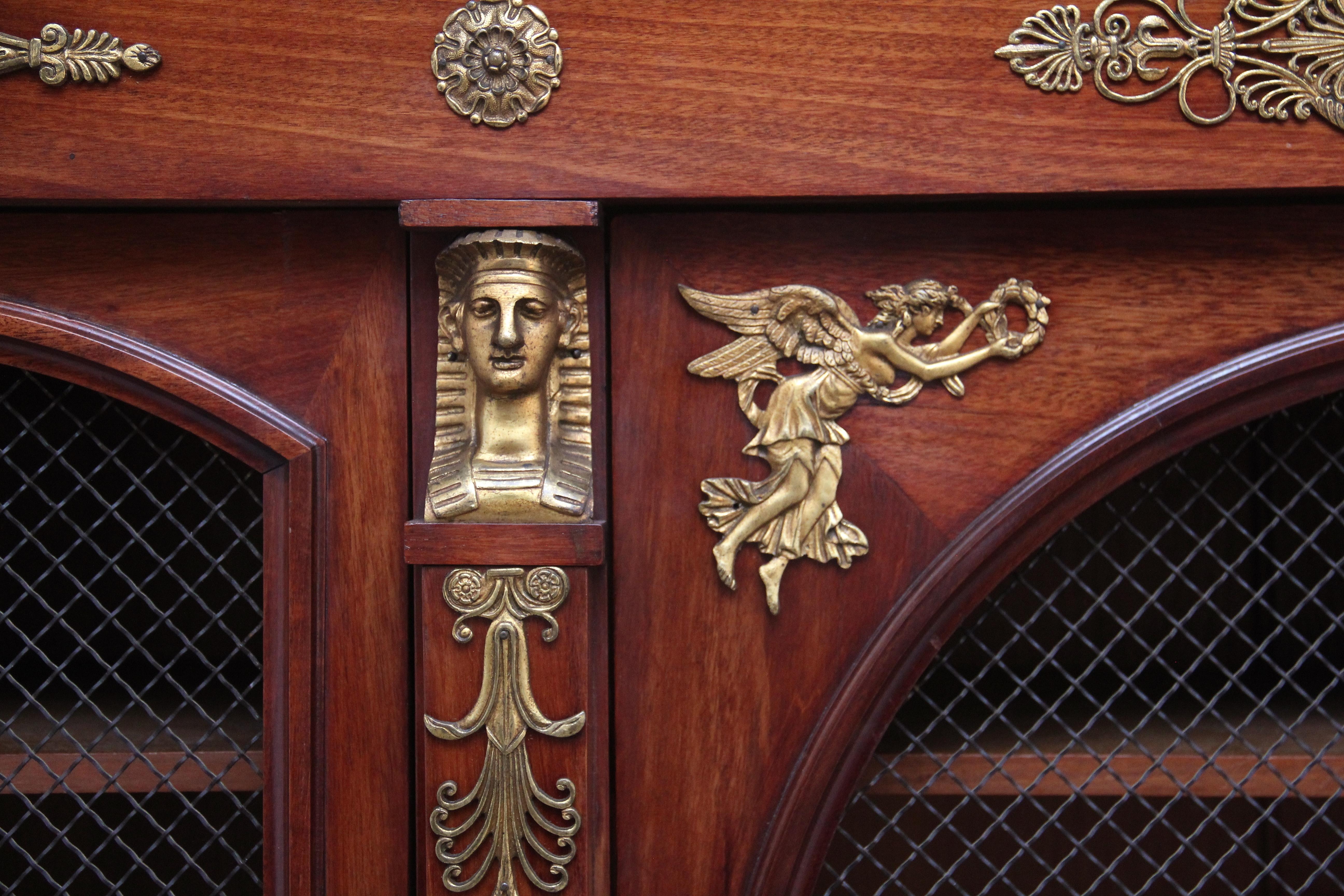 Late 19th Century 19th Century French Mahogany Bookcase