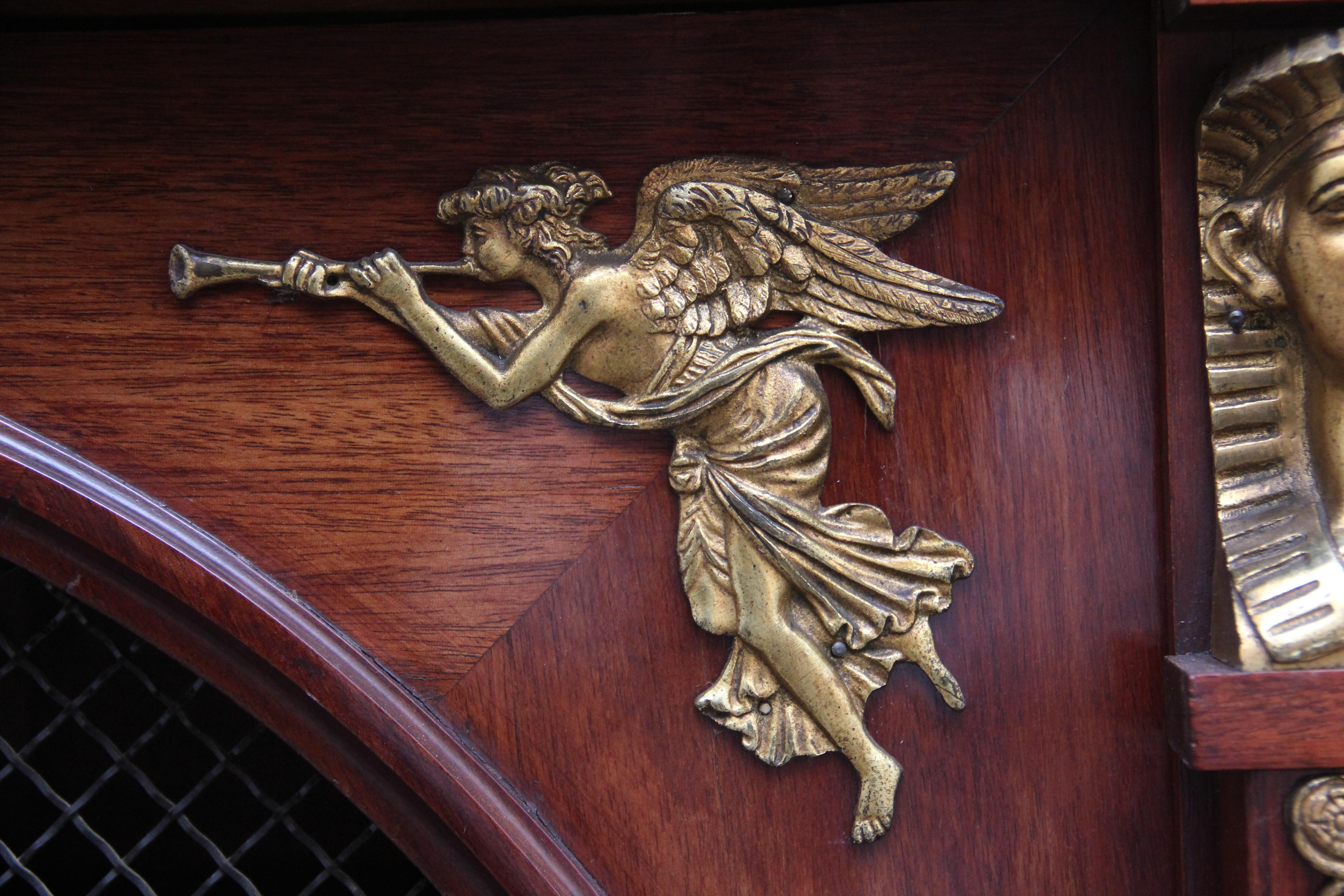 19th Century French Mahogany Bookcase 2