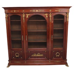 19th Century French Mahogany Bookcase