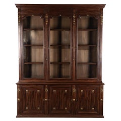 19th Century French Mahogany Bookcase