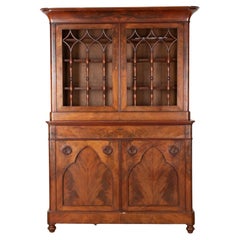 19th Century French Mahogany Bookcase